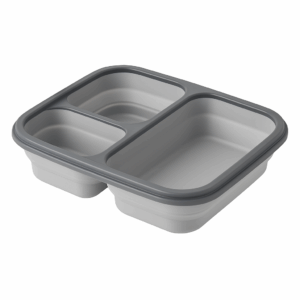 Faltbare, graue Lunchbox - HydroFlexx